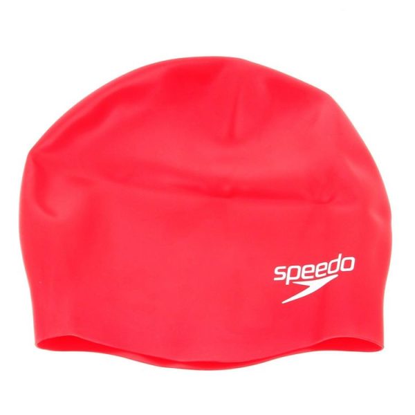 SPEEDO Bonnet De Bain Speedo Jun Moulded Sil P12 Rouge 7-489 1