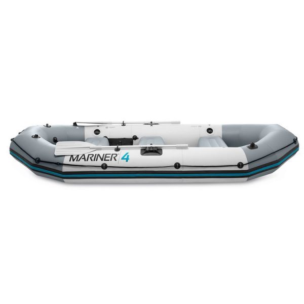 INTEX Kit Bateau Gonflable 4 Places Mariner 4 Avec Rames Et Gonfleur – Intex 4