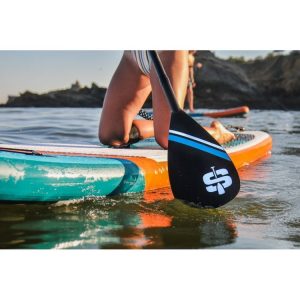 SIMPLE PADDLE Pagaie De Stand Up Paddle Réglable De 175 à 215cm Et Démontable En 3 Sections – 100% Carbone – Modèle Vela 9