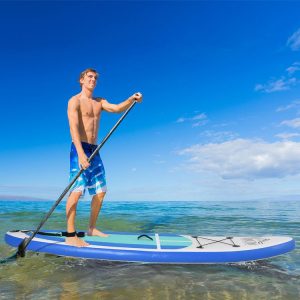 HOMCOM Stand Up Paddle Gonflable Surf Planche De Paddle Pour Adulte Dim. 305L X 75l X 15H Cm Nombreux Accessoires Fournis PVC 7