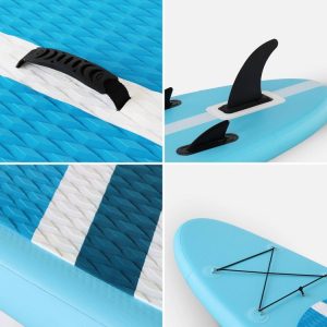 Alice’s Garden Pack Stand Up Paddle Gonflable Julio 9’3” Avec Pompe Haute Pression Simple Action. Pagaie. Leash Et Sac De Rangement Inclus 9