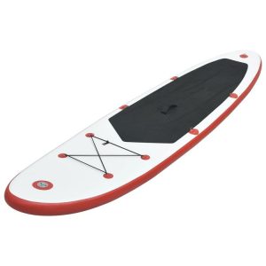 VIDAXL Stand Up Paddle Planche A Rame Rouge Et Blanc 7