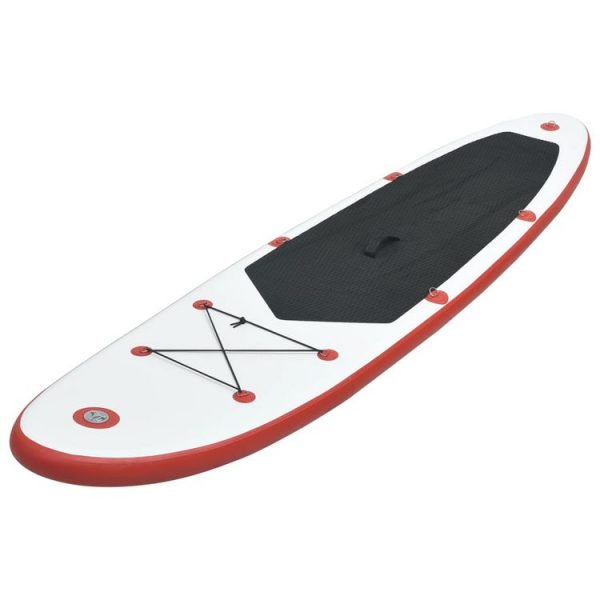 VIDAXL Stand Up Paddle Planche A Rame Rouge Et Blanc 3