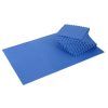 HOMCOM Tapis En Mousse De Protection Sol Tapis De Fitness 62 Cm X 62 Cm X 1 Cm Avec Bordures Tapis Puzzle 25 Pièces 9,3 M² De Surface Bleu 11