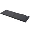 HOMCOM Tapis De Gymnastique Yoga Pilates Fitness Pliable Portable Grand Confort 180L X 60l X 5H Cm Revêtement Synthétique Noir 11