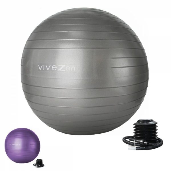 VIVEZEN Ballon De Yoga, Fitness, Gymnastique – Diam 55 Cm 1