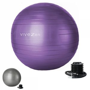 VIVEZEN Ballon De Yoga, Fitness, Gymnastique – Diam 55 Cm 14