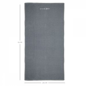 VIVEZEN Serviette De Yoga 63 X 180 Cm Antidérapante 16