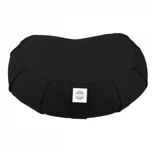 VIVEZEN Pouf, Zafu, Coussin De Méditation, Yoga – Demi-lune – 44 X 27 X 13 Cm 10