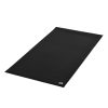 HOMCOM Tapis De Protection Fitness Grand Confort Dim. 180L X 90l X 0,6H Cm PVC Noir 20