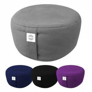 VIVEZEN Pouf, Zafu, Coussin De Méditation, Yoga – Rond – 35 X 35 X 15 Cm 14